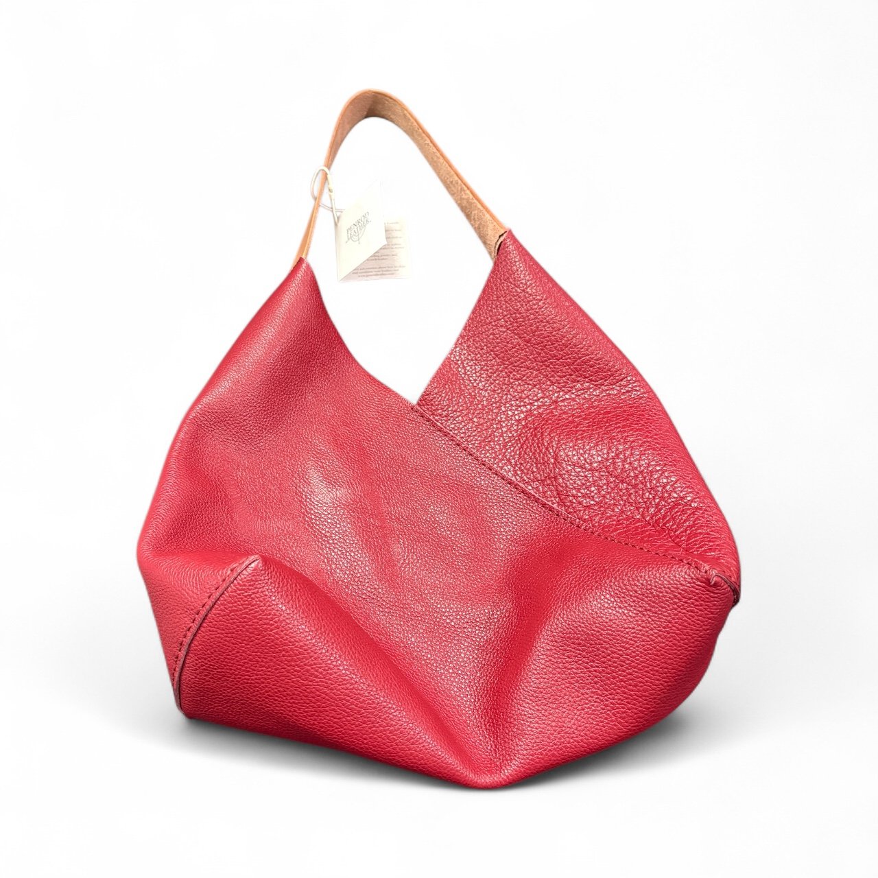 Penrod Leather Triangle Tote Bag