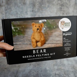 Bear Creek Felting Bear Needle Felting Kit Advanced Beginner