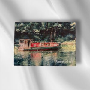 8 x 11Tempered Glass Cutting Board - Fairport NY Sam Patch Boat