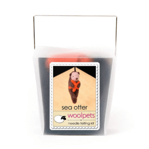Woolpets Sea Otter Needle Felting - makes 2 - Easy
