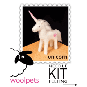 Woolpets Unicorn Needle Felting - makes 1 - Intermediate