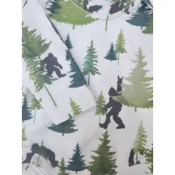 Small Blessings Designs Bigfoot Romper with Long Sleeves - Image 2