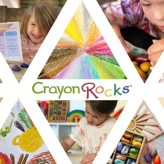 Crayon Rocks - perfectly sized crayon rocks for small hands - Color of All People Pebbles - Image 3