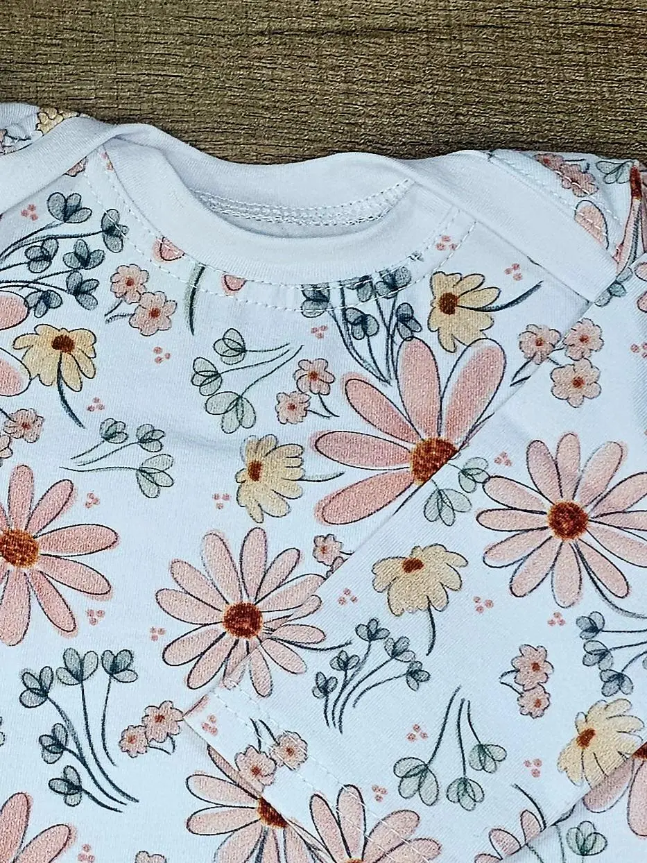 Small Blessings Designs Floral Bodysuit - Image 2