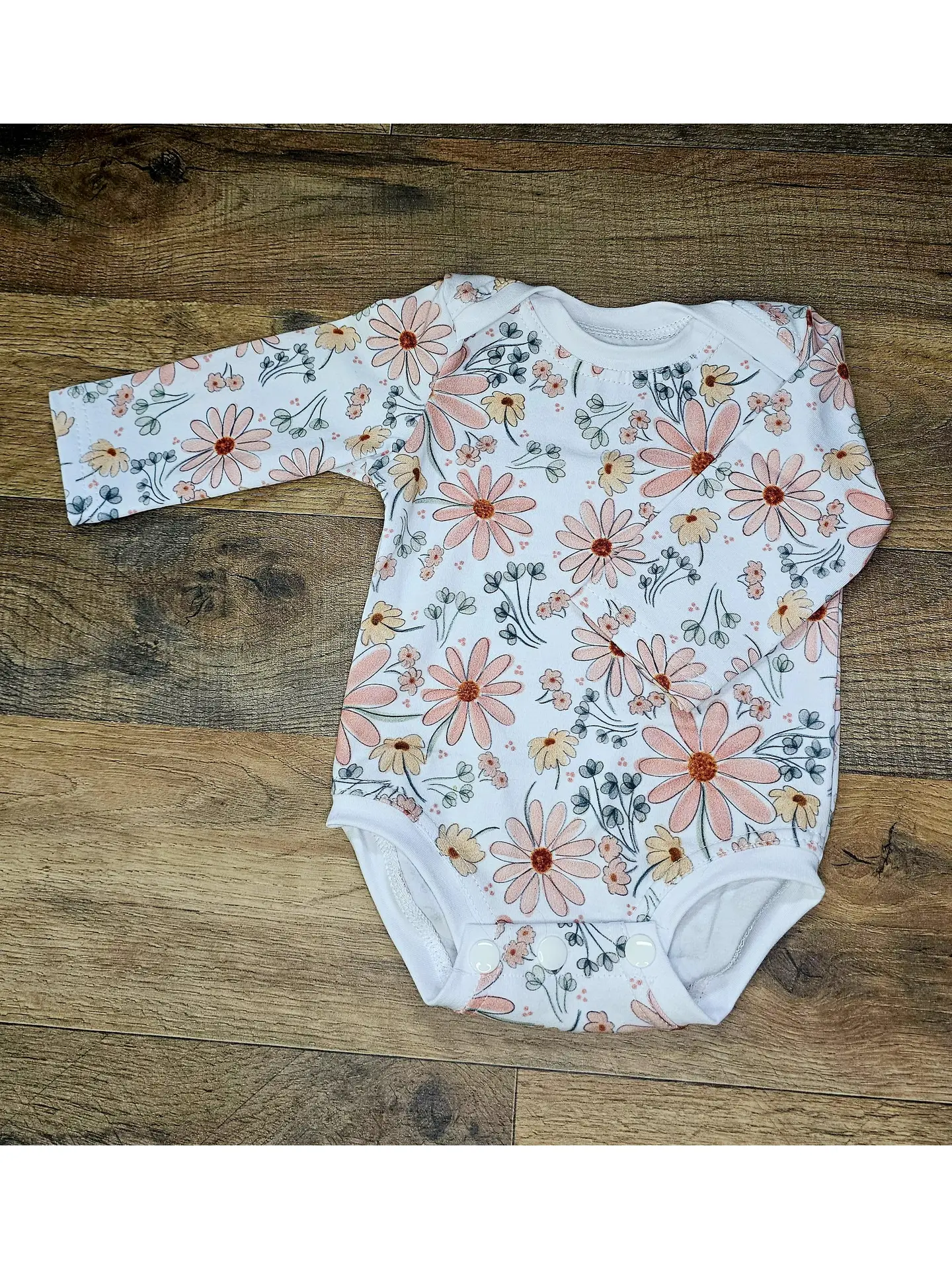 Small Blessings Designs Floral Bodysuit