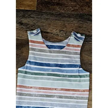 Small Blessings Designs Mushroom Bubble Romper - Image 2