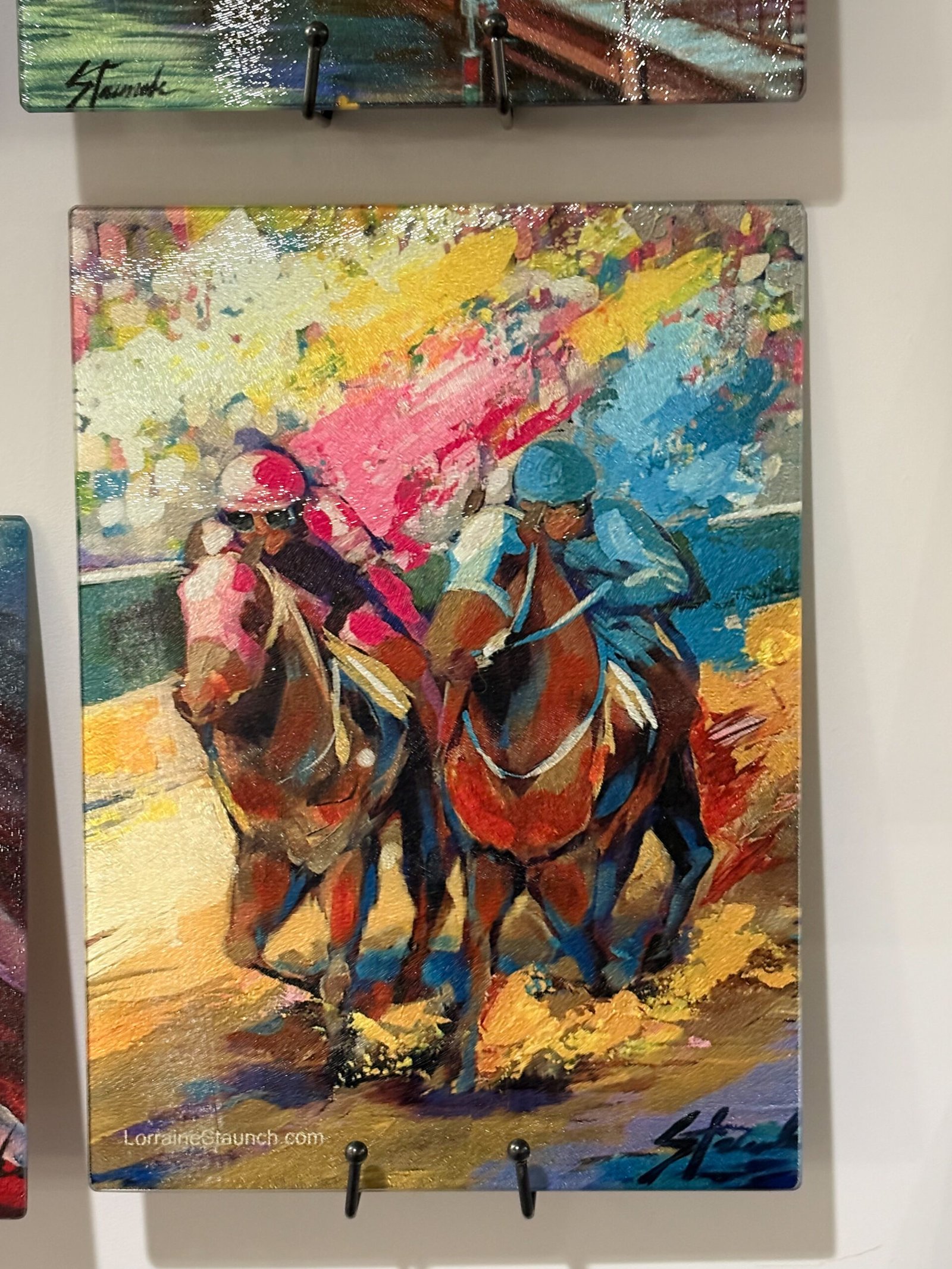 4 A Cause - Cutting Boards by Lorraine Staunch "At the Races 2026" benefitting Daystar Kids - Image 2